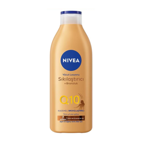 Nivea Q10 Sıkılaştırıcı ve Bronzlaştırıcı Vücut Losyonu 400 ml - Nivea