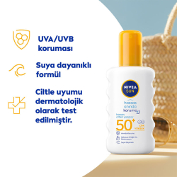 Nivea Sun SPF50 Yüksek Güneş Koruyucu Vücut Spreyi 200 ml - 2
