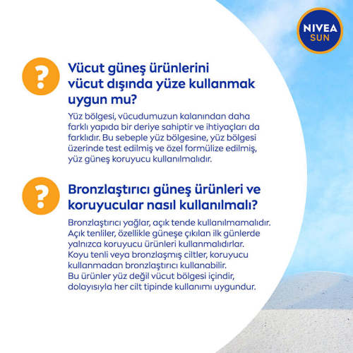 Nivea Sun SPF50 Yüksek Güneş Koruyucu Vücut Spreyi 200 ml - 6