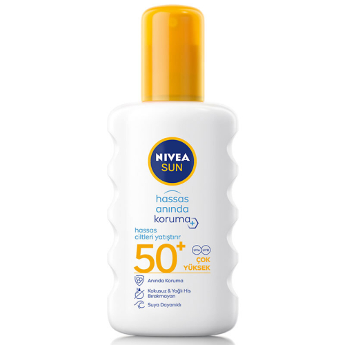 Nivea Sun SPF50 Yüksek Güneş Koruyucu Vücut Spreyi 200 ml - Nivea