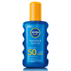 Nivea Sun SPF50 Koruma Ve Ferahlık Güneş Koruyucu Transparan Vücut Spreyi 200 ml - 1