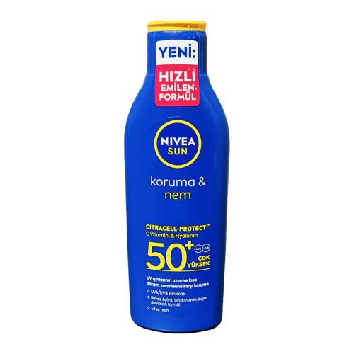 Nivea Sun SPF50 Koruma ve Nemlendirici Güneş Koruyucu Losyon 200 ml - 6