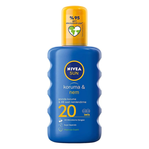 Nivea Sun Koruma ve Nem Spf20 Güneş Spreyi 200 ml - Nivea