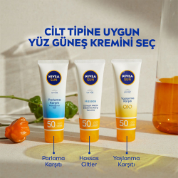 Nivea Sun SPF50 Q10 Yaşlanma ve Kırışıklık Karşıtı Nemlendirici Yüz Kremi 50 ml - 6
