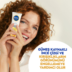 Nivea Sun SPF50 Q10 Yaşlanma ve Kırışıklık Karşıtı Nemlendirici Yüz Kremi 50 ml - 2