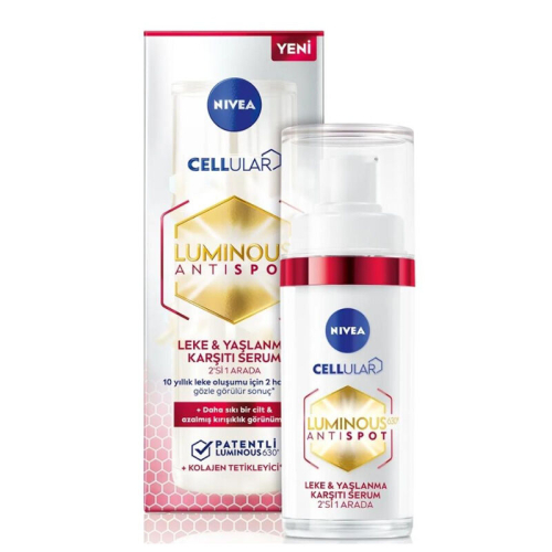 Nivea Visage Luminous 630 Yaşlanma ve Leke Karşıtı Serum 30 ml - 1