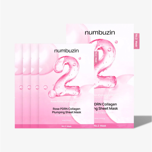 No-2 Rose PDRN Collagen Plumping Sheet Mask 1 Adet - Numbuzin