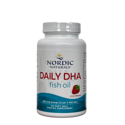 Nordic Naturals Daily FHA Fish Oil Çilek Aromalı 60 Kapsül - 1