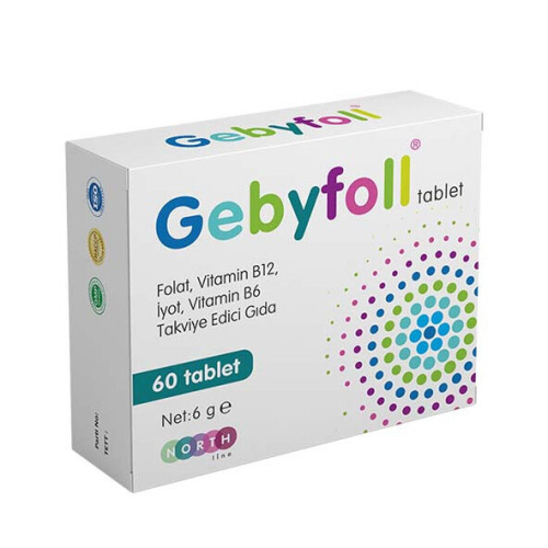 North Line Gebyfoll Takviye Edici Gıda 60 Tablet - North Line