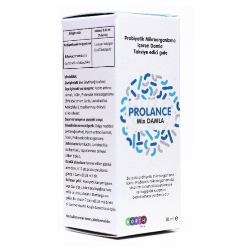 North Line Prolance Probiyotik İçeren Takviye Edici Gıda 10 ml - 1