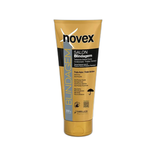 Novex Blindagem Isı Koruyucu ve Elektriklenme Karşıtı Durulanmayan Saç Bakım Kremi 200 g - Novex