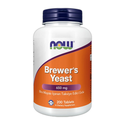 Now Brewers Yeast 200 Tablet - 1