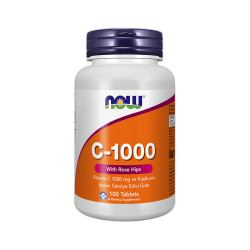 Now C-1000 With Rose Hips 100 Tablet - 1
