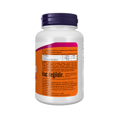 Now C-1000 With Rose Hips 100 Tablet - 2