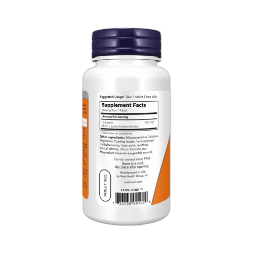 Now L Lysine 100 Tablet - 3