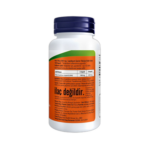 Now Maca Lepidium Meyenii Root 100 Kapsül - 2