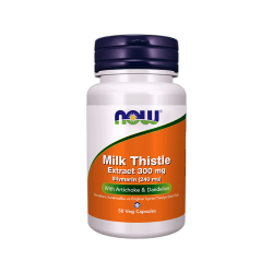 Now Milk Thistle Extract 300 mg Silymarin (240 mg) With Artichoke Dandelion 50 Kapsül - 1