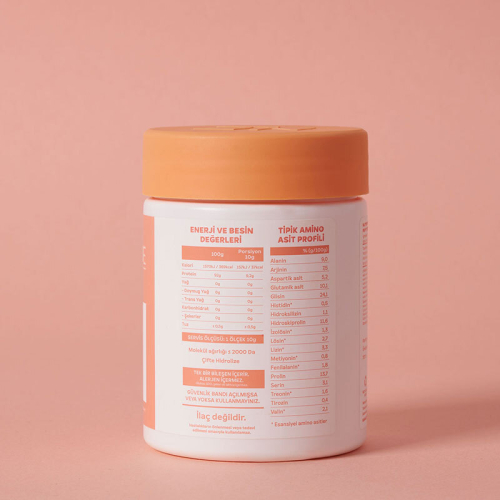 Nutrafine Bovine Collagen Doğal %100 Çifte Hidrolize Tip 1 ve Tip 3 İçeren Kolajen 70 gr - 7 Günlük - 3