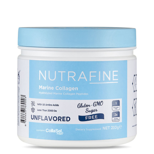 Nutrafine Marine Collagen Doğal %100 Çift Hidrolize Tip 1 Balık Kolajen Peptitler - 210 gr - Nutrafine