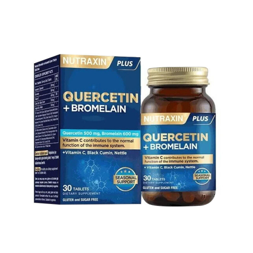 Nutraxin Bromelain ve Kuersetin İçeren Takviye Edici Gıda 30 Tablet - Nutraxin