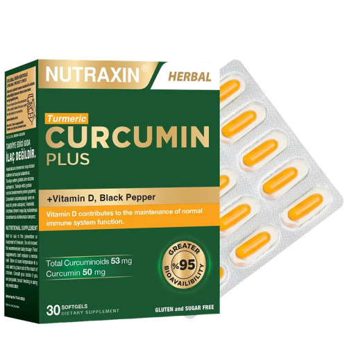 Nutraxin Curcumin Plus Takviye Edici Gıda 30 Yumuşak Kapsül - 2