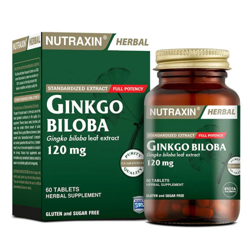 Nutraxin Ginkgo Biloba 60 Kapsül - Nutraxin