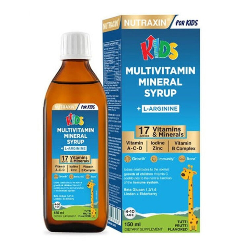 Nutraxin Kids Multivitamin Mineral Şurup 150 ml - 1