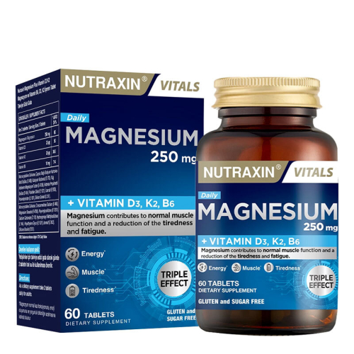 Nutraxin Magnesium Daily 250 mg 60 Tablet - Nutraxin