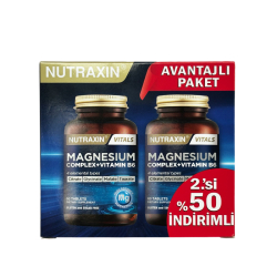 Nutraxin Magnezyum Takviye Edici Gıda 60+60 Tablet - 2.si %50 indiirmli - 1