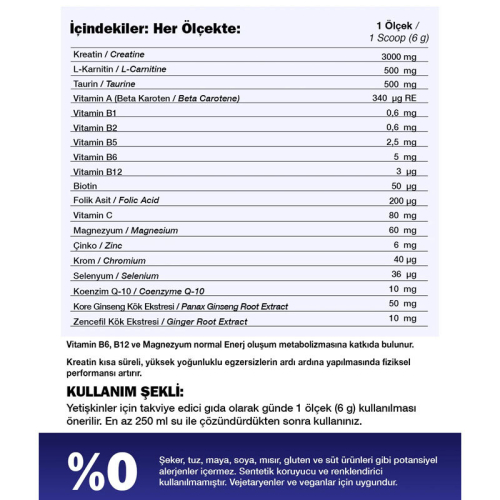 Nutraxin Multivitamin Mineral Powder 300 Gr - 2