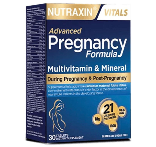 Nutraxin Pregnancy Formula 30 Tablet - Nutraxin
