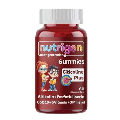 Nutrigen Gummies Citicoline Plus 60 Çiğnenebilir Form - Nutrigen