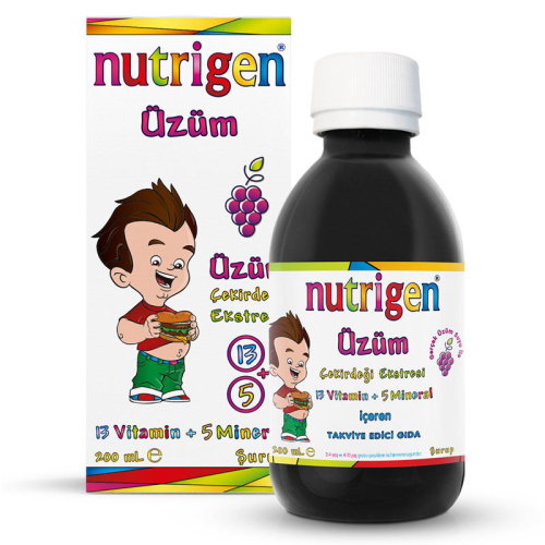 Nutrigen Üzüm Çekirdeği Ekstreli Şurup 200 ml - Nutrigen