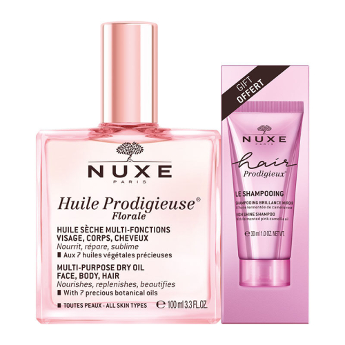 Nuxe Huile Prodigieuse Floral Çok Amaçlı Kuru Yağ 100 ml - Şampuan HEDİYE - Nuxe
