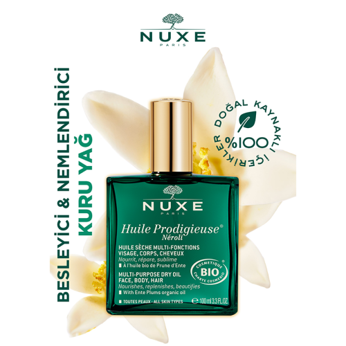 NUXE Huile Prodigieuse Neroli Çok Amaçlı Kuru Yağ 100 ml - 5