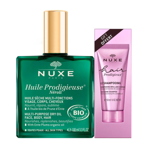 Nuxe Huile Prodigieuse Neroli SET Hair Prodigieux Şampuan 30 ml HEDİYE - 1