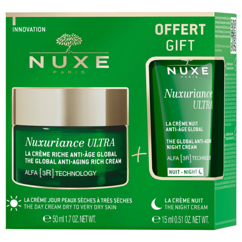 Nuxe Nuxuriance Ultra Anti Aging Rich Cream 50 ml + 15 ml Gece Kremi HEDİYE - 1