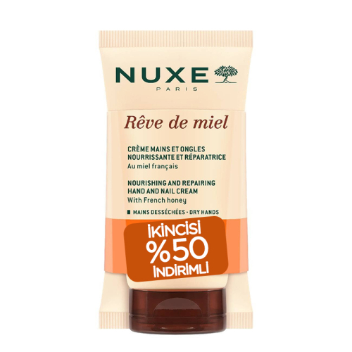 Nuxe Reve De Miel Creme Mains Et Ongles 2x50ml | 2. %50 İndirimli - Nuxe