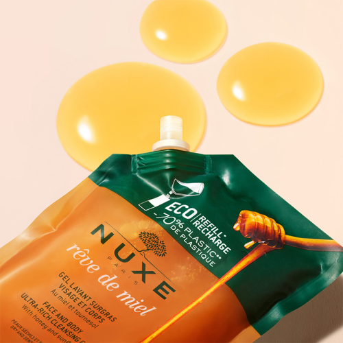 Nuxe Reve de Miel Face and Body Ultra Rich Cleansing Gel 400 ml - Refill - 2