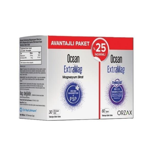 Ocean Extramag 30 Saşe + Extramag Threog 60 Tablet - Orzax