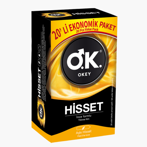 Okey Hisset Prezervatif 20 Adet - Okey