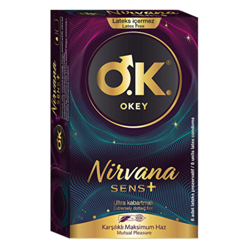 Okey Prezervatif Nirvana Sens 8 Adet - Okey