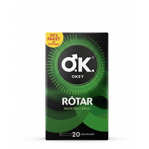Okey Rötar 20 Adet Prezervatif - Okey