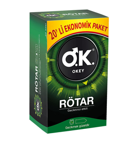 Okey Rötar 20 Adet Prezervatif - Okey