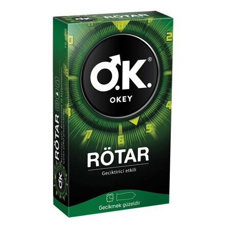 Okey Rötar Prezervatif 10 adet - Okey