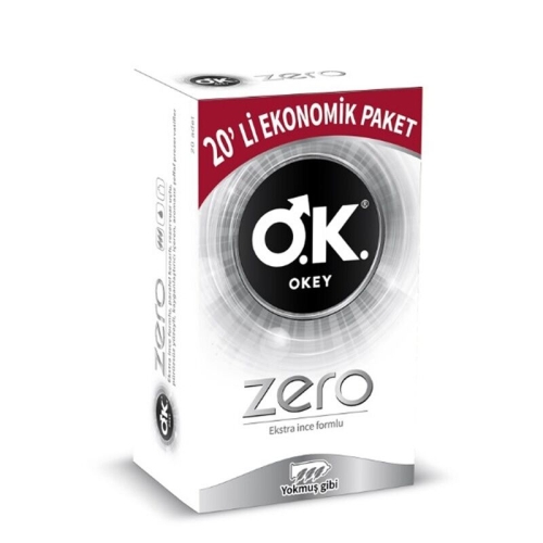 Okey Zero Ekstra İnce Formlu Prezervatif 20 Adet - 1