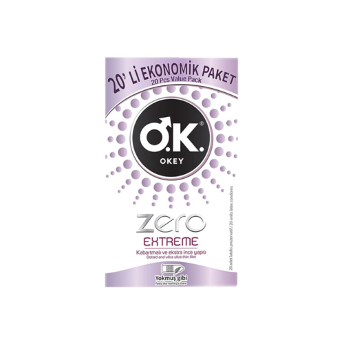 Okey Zero Prezervatif Extreme 20'li - Okey