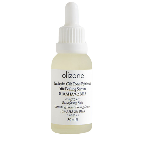 Olizone Cilt Tonu Eşitleyici Yüz Peeling Serum %10 AHA %2 BHA 30 ml - Olizone
