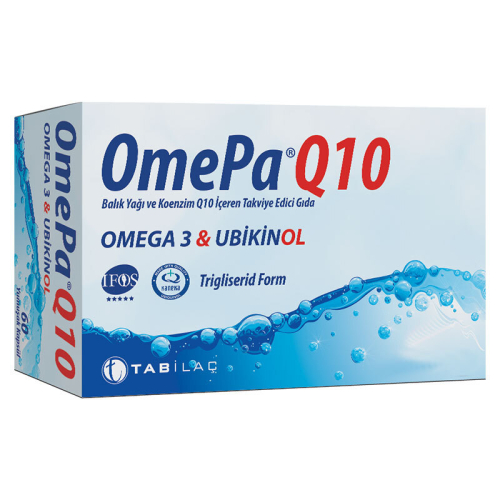 Omepa-Q10 Omega 3 Ubiquinol 90 Kapsül - 1