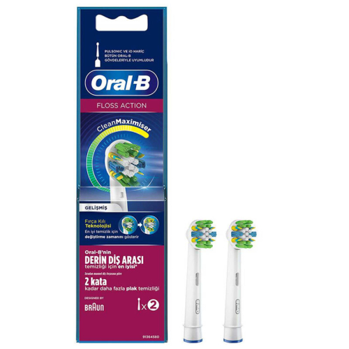 Oral-b Floss Action Diş Fırçası Yedek Başlığı 2 Adet - Oral-b